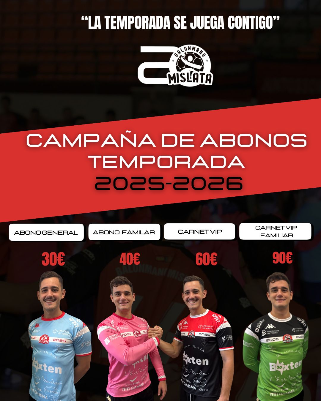 INSCRIPCIÓN SOCIOS TEMPORADA 25/26