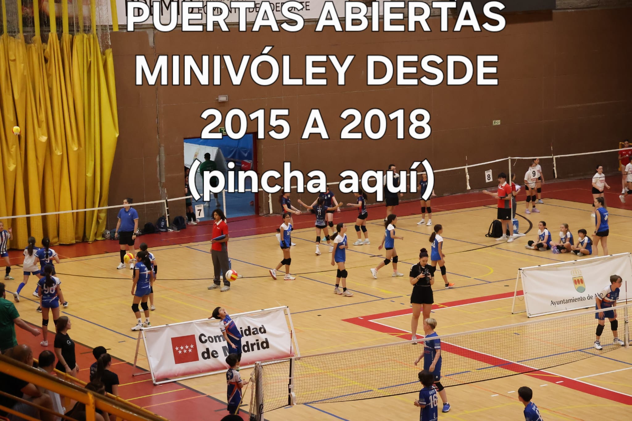 Puertas abiertas minivóley 