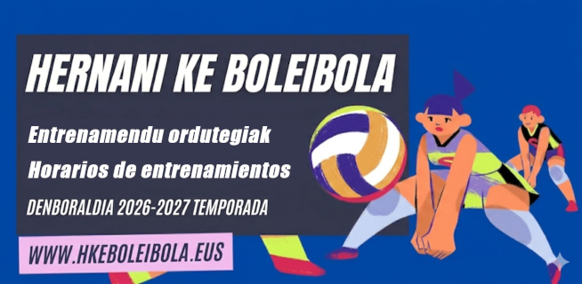 Entrenamendu ordutegiak / Horarios entrenamientos