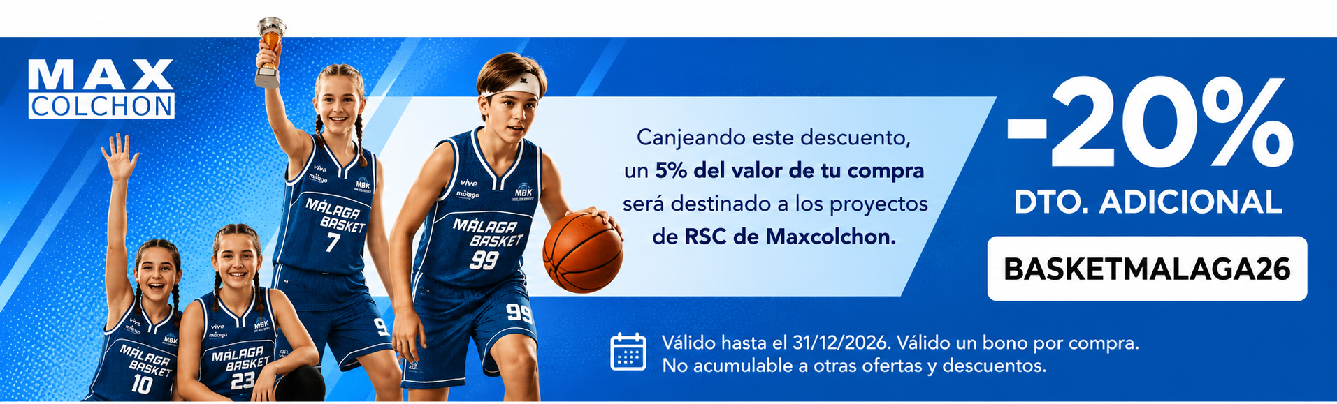 Cupón descuento Maxcolchón
