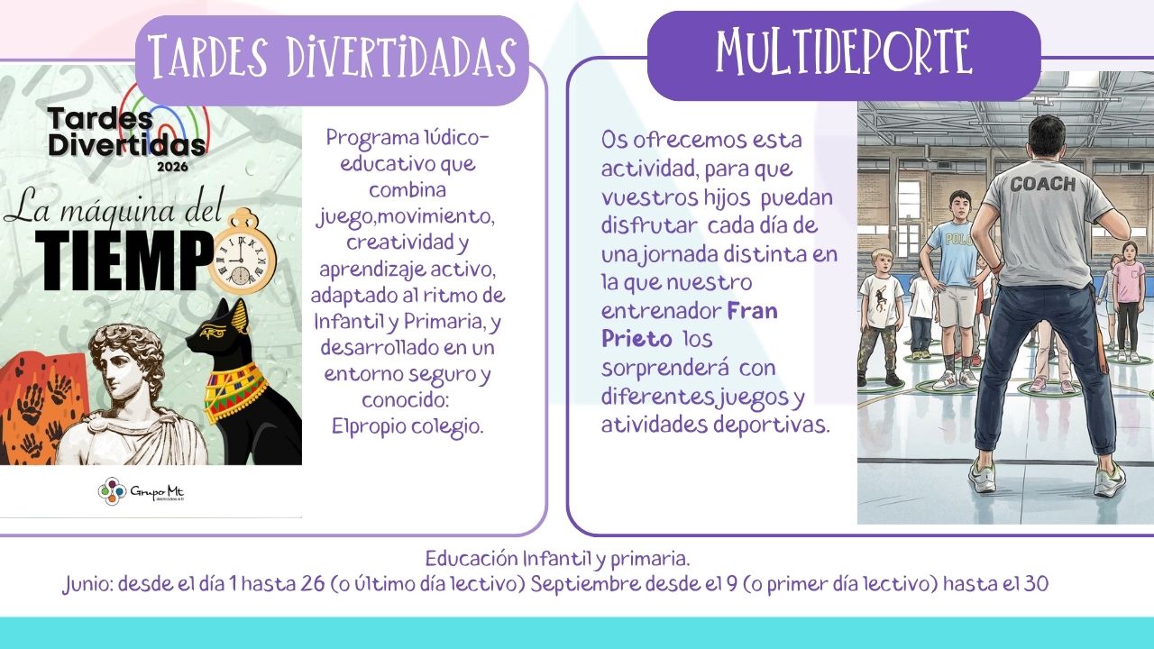 TARDES DE JUNIO Y SEPTIEMBRE 